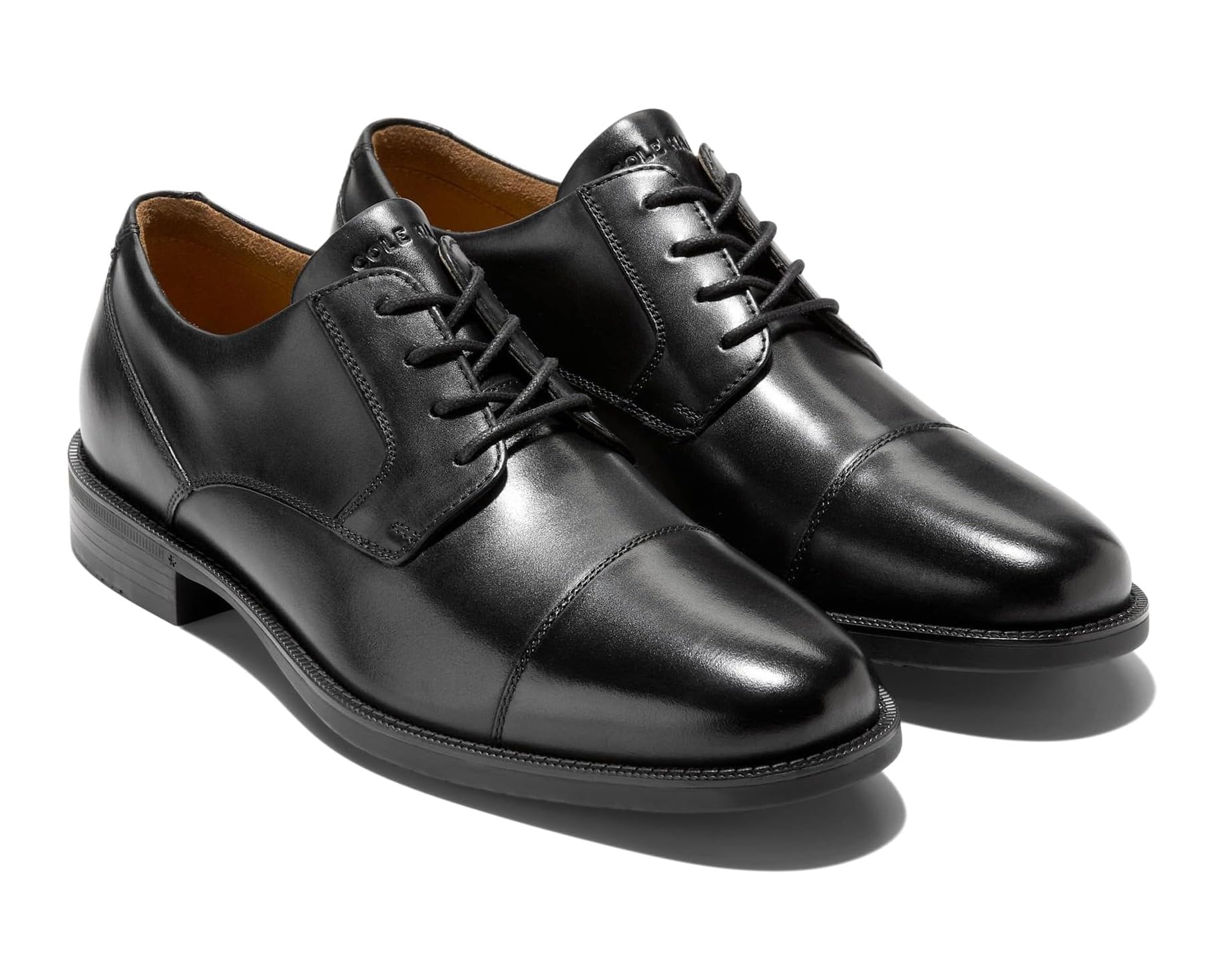 COLE HAAN Cole Haan Bedford Cap Toe Oxfords BLACK