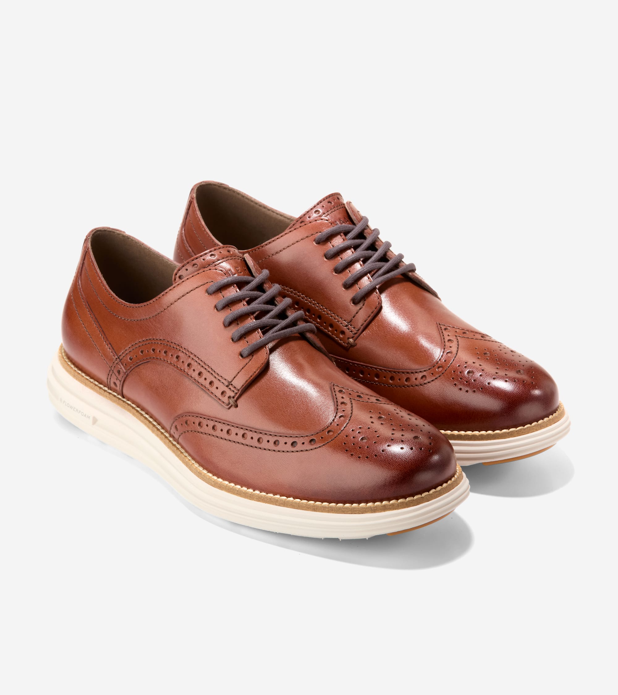 Cole Haan Men’s 9 ØriginalGrand Wingtip Oxford- Woodbury/Ivory Cole Haan Men main image 4