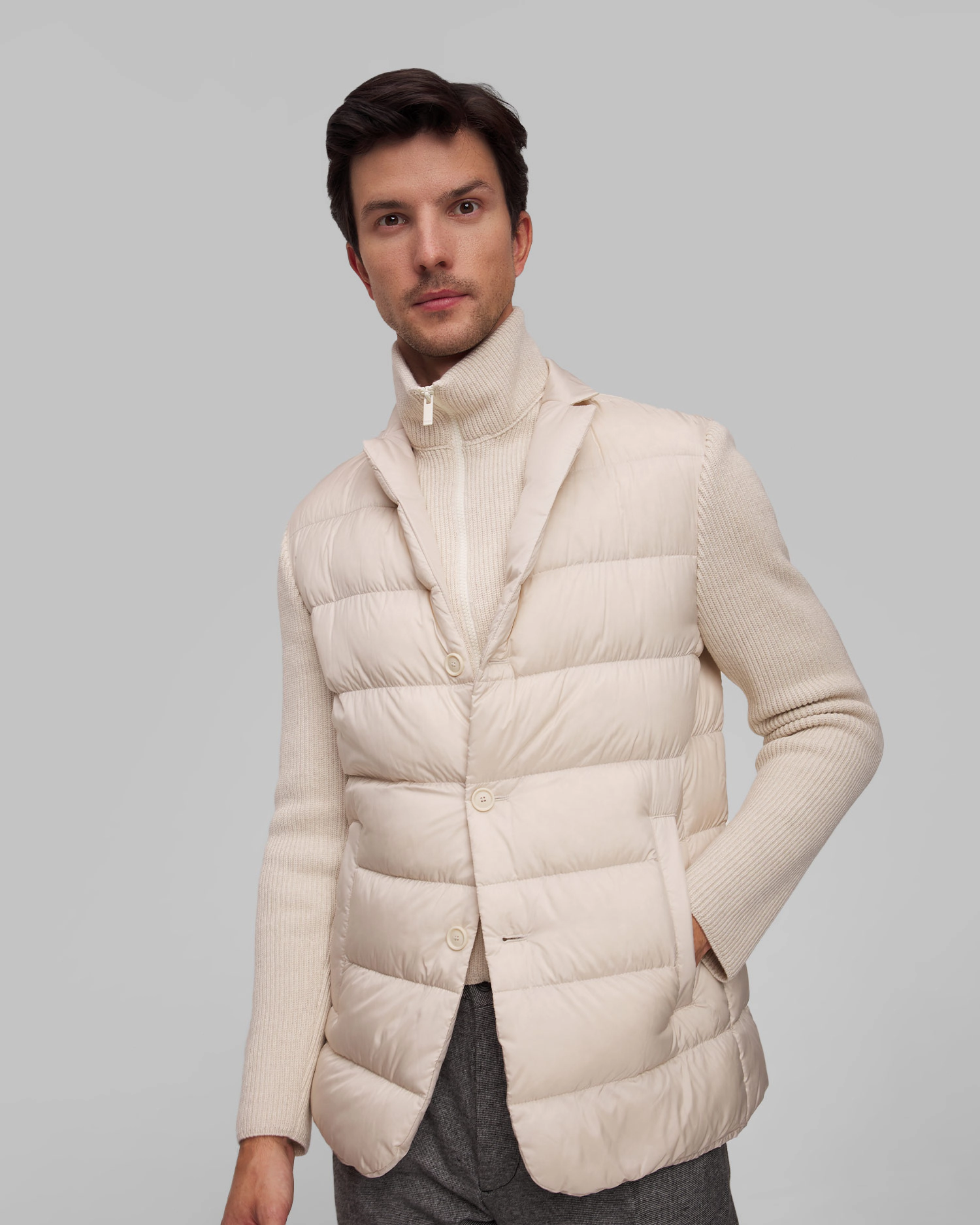 Hugo Boss Men's hybrid jacket WHITE