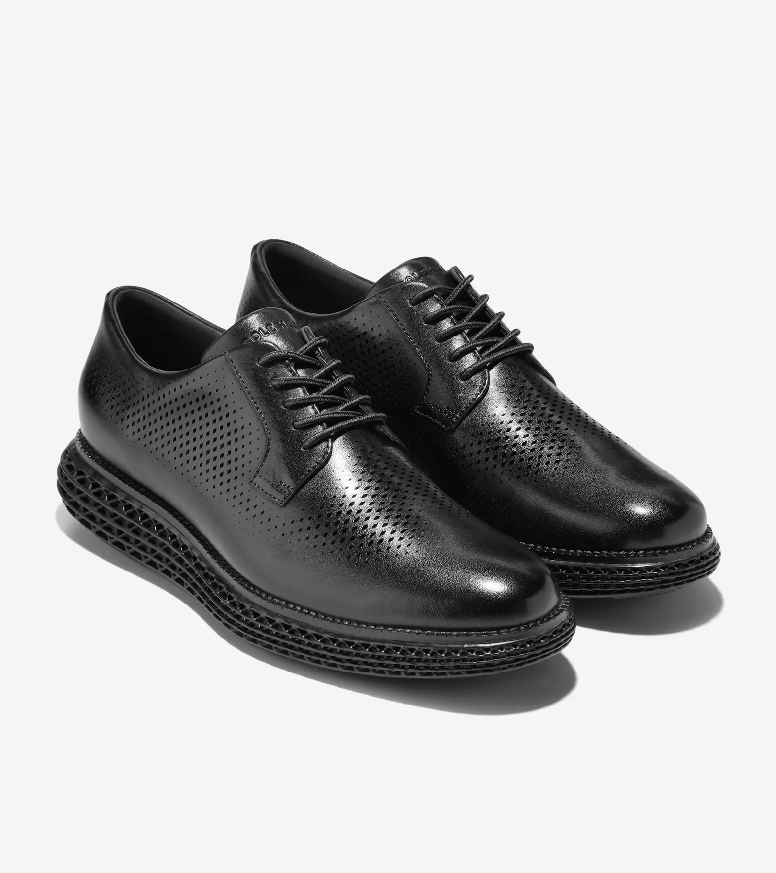 COLE HAAN Original Grand ブラック US 9 1/2 Men's ØriginalGrand Remastered Wingtip Oxfords in Black